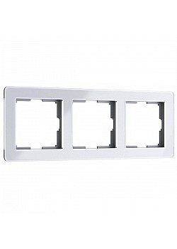 Рамка Werkel Acrylic на 3 поста белый W0032701 4690389184871