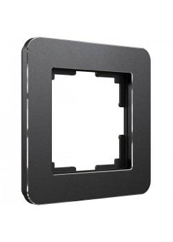 Рамка Werkel Platinum на 1 пост черный алюминий W0012608 4690389184420