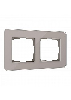 Рамка Werkel Elite на 2 поста дымчатый W0022417 4690389180699