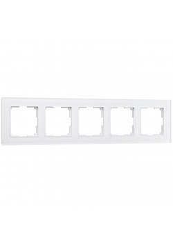 Рамка на 5 постов Werkel Favorit белый матовый W0051105 4690389160103