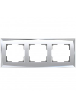 Рамка на 3 поста Werkel Diamant зеркальный W0031220 4690389158834