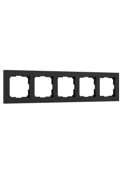 Рамка Werkel Hammer на 5 постов черный W0052408 4690389163579