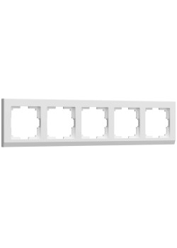Рамка на 5 постов Werkel Stark белый W0051801 4690389161926
