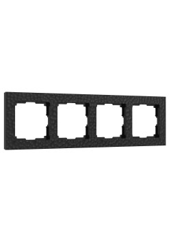 Рамка Werkel Hammer на 4 поста черный W0042408 4690389163494