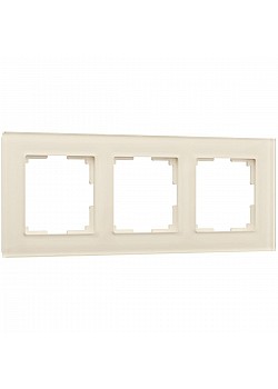 Рамка на 3 поста Werkel Favorit молочный W0031141 4690389183423