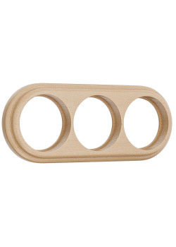 Рамка Werkel Legend на 3 поста светлый бук W0035224 4690389166587