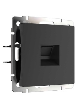 Розетка Ethernet RJ-45 cat. 6A экранированная (черный матовый) W5120108/ a069685