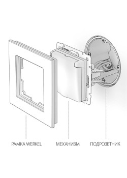 Розетка Werkel a050889