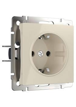 Розетка с заземлением Werkel слоновая кость W1171003 4690389155741