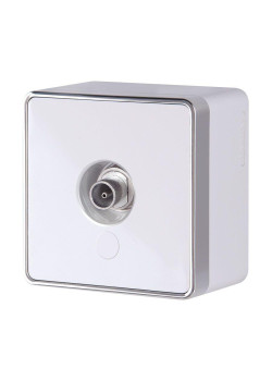 ТВ-розетка Werkel Gallant оконечная белая W5083001 4690389164712