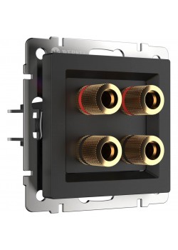 Акустическая розетка Werkel черный матовый W1185008 4690389157059