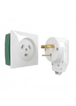 Розетка с вилкой для электроплиты Werkel 250V 32A белый W1189201 4690389170805