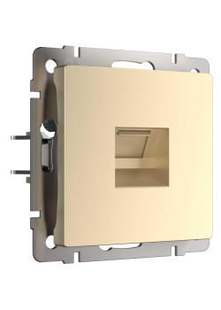 Розетка Werkel Ethernet RJ-45 шампань W1181011 4690389157479