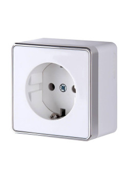 Розетка с заземлением Werkel Gallant белый W5071001 4690389164460