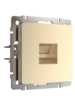 Розетка Werkel Ethernet RJ-45 шампань W1181011 4690389157479