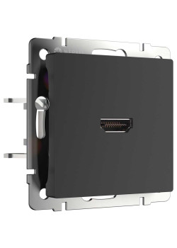 Розетка HDMI Werkel черный матовый W1186008 4690389157066
