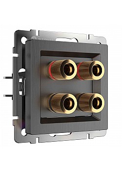 Акустическая розетка Werkel (графит рифленый) W1185004 4690389158698