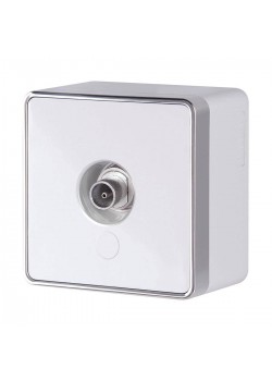 ТВ-розетка Werkel Gallant оконечная белая W5083001 4690389164712