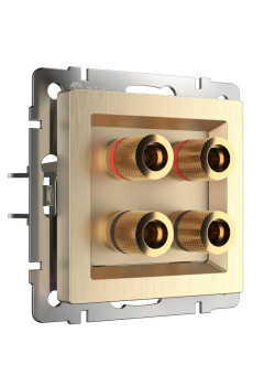 Акустическая розетка Werkel шампань рифленый W1185010 4690389160646