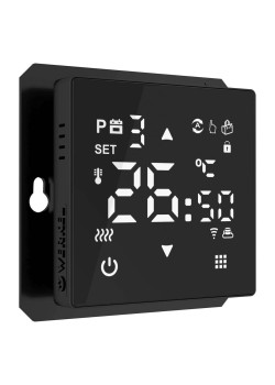 Терморегулятор сенсорный для теплого пола Werkel W1151208 черный 4690389176944