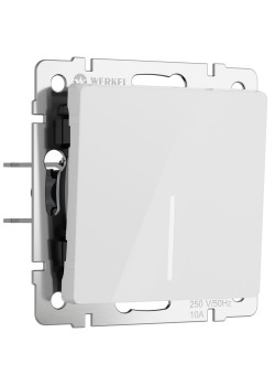 Выключатель одноклавишный с подсветкой Werkel W1110141 4690389197246