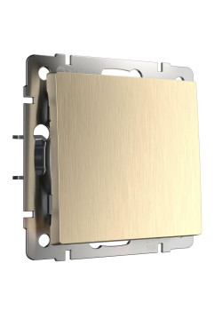 Выключатель одноклавишный Werkel шампань рифленый W1110010 4690389159992
