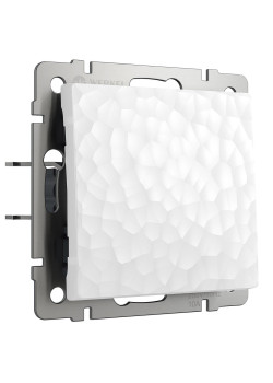 Выключатель Werkel Hammer одноклавишный проходной белый W1212001 4690389162039