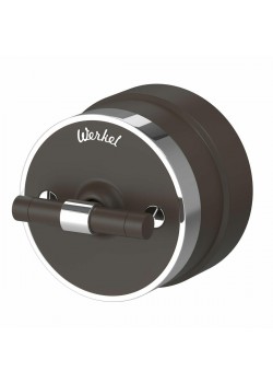 Переключатель-выключатель Werkel Vintage мокко матовый/хром W5812052 4690389174049