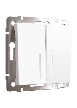 Выключатель Werkel двухклавишный W1122161 4690389191855