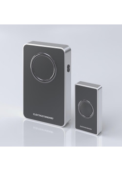 Звонок беспроводной Elektrostandard DBQ27M WL чёрный/серебро a055696