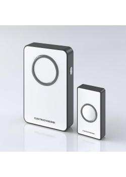Звонок беспроводной Elektrostandard DBQ27M WL белый/чёрный a055695