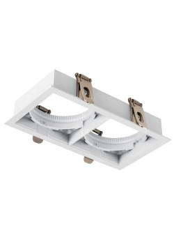 Рамка двойная квадратная встраиваемая для светодиодных модулей 0750xx STELLA Lightstar 075226