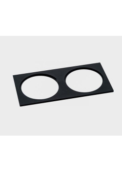 Рамка декоративная Italline IT06-6016 black FR2