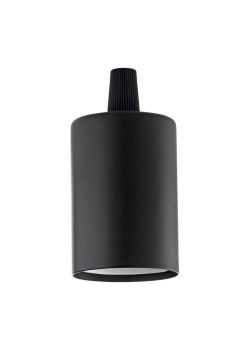 Патрон Ideal Lux Portalampada E27 Liscio Nero 242576