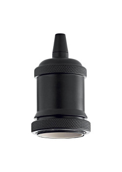 Патрон Ideal Lux Portalampada E27 Ghiera Nero 249209