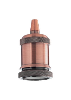 Патрон Ideal Lux Portalampada E27 Ghiera Rame Brunito 249223