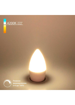 Лампа светодиодная диммируемая Elektrostandard E14 7W 4200K матовая BLE1448 a063762