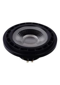 Лампа светодиодная диммируемая Lucide GU10 12W 2200-3000K черная 49041/12/30