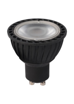 Лампа светодиодная диммируемая Lucide GU10 5W 2200K черная 49010/05/30