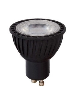 Лампа светодиодная диммируемая Lucide GU10 5W 3000K черная 49006/05/30