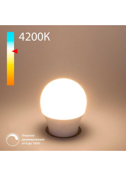 Лампа светодиодная диммируемая Elektrostandard E27 7W 4200K матовая BLE2776 a063766