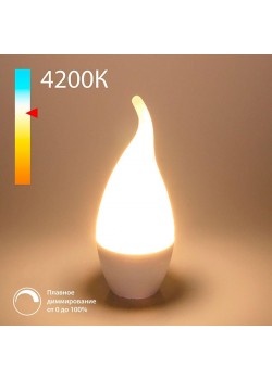 Лампа светодиодная диммируемая Elektrostandard E14 7W 4200K матовая BLE1450 a063764