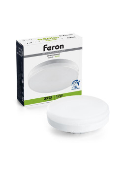 Лампа светодиодная диммируемая Feron GX53 12W 4000K матовая LB-456 51065