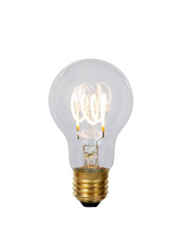 Лампа светодиодная диммируемая Lucide E27 5W 2700K прозрачная 49042/05/60