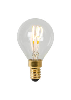 Лампа светодиодная диммируемая Lucide E14 3W 2700K прозрачная 49046/03/60