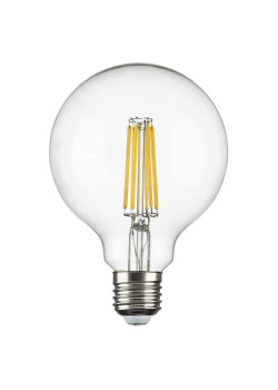 Лампа светодиодная филаментная Lightstar E27 8W 4000K прозрачная 933004