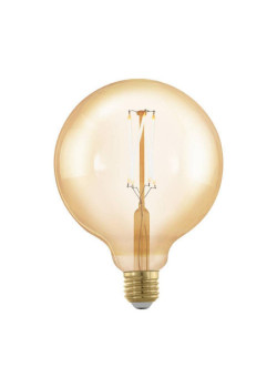 Лампа светодиодная филаментная диммируемая Eglo E27 4W 2200К янтарь 12862