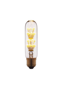 Лампа светодиодная филаментная E27 2W прозрачная T1030LED