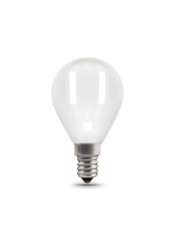 Лампа светодиодная филаментная Gauss E14 5W 4100К матовая 105201205