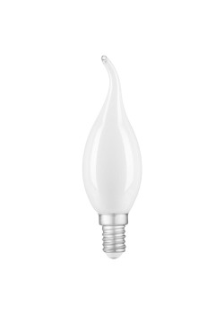 Лампа светодиодная филаментная диммируемая Gauss E14 9W 4100К матовая 104201209-D